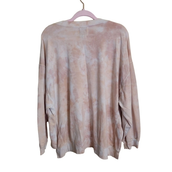 Found LA Pink Blush Tie Dye Oversized Sweatshirt Size M - Picture 3 of 8
